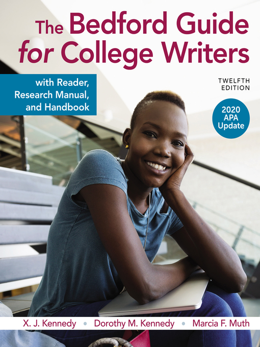 Cover image for The Bedford Guide for College Writers with Reader, Research Manual, and Handbook, 2020 APA Update